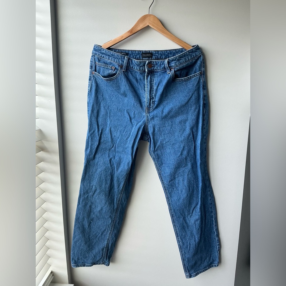 Talbots Slim Straight Ankle Jean